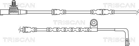 Triscan 8115 17017 - Warnkontakt, Bremsbelagverschleiß alexcarstop-ersatzteile.com