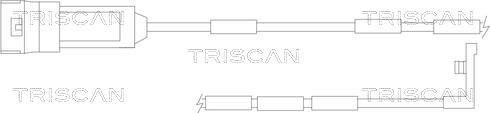 Triscan 8115 24001 - Warnkontakt, Bremsbelagverschleiß alexcarstop-ersatzteile.com