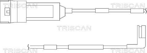 Triscan 8115 24002 - Warnkontakt, Bremsbelagverschleiß alexcarstop-ersatzteile.com