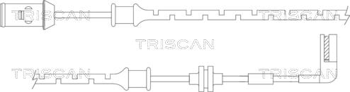 Triscan 8115 24015 - Warnkontakt, Bremsbelagverschleiß alexcarstop-ersatzteile.com