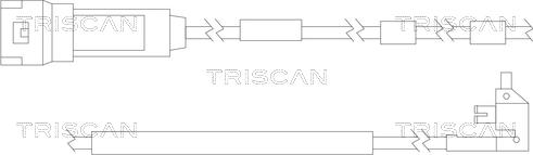 Triscan 8115 24011 - Warnkontakt, Bremsbelagverschleiß alexcarstop-ersatzteile.com