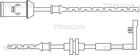 Triscan 8115 24013 - Warnkontakt, Bremsbelagverschleiß alexcarstop-ersatzteile.com