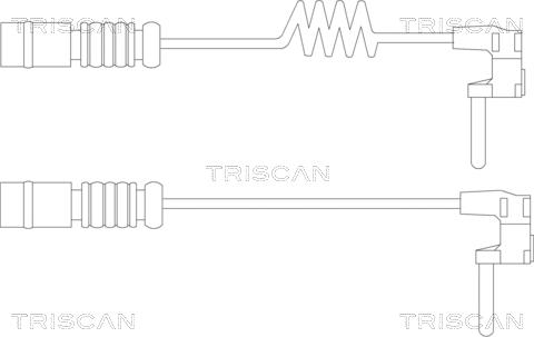 Triscan 8115 23020 - Warnkontakt, Bremsbelagverschleiß alexcarstop-ersatzteile.com