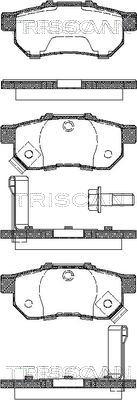 Triscan 8110 40003 - Bremsbelagsatz, Scheibenbremse alexcarstop-ersatzteile.com