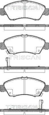 Triscan 8110 40169 - Bremsbelagsatz, Scheibenbremse alexcarstop-ersatzteile.com