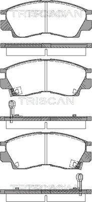 Triscan 8110 42914 - Bremsbelagsatz, Scheibenbremse alexcarstop-ersatzteile.com