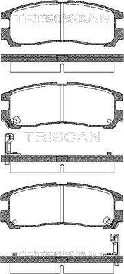 BENDIX 572185 - Bremsbelagsatz, Scheibenbremse alexcarstop-ersatzteile.com