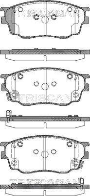 ATE 605822 - Bremsbelagsatz, Scheibenbremse alexcarstop-ersatzteile.com