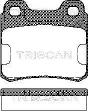 Triscan 8110 65001 - Bremsbelagsatz, Scheibenbremse alexcarstop-ersatzteile.com