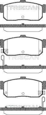 Triscan 8110 14027 - Bremsbelagsatz, Scheibenbremse alexcarstop-ersatzteile.com