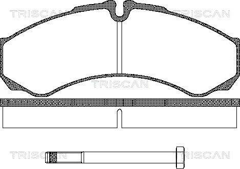 Triscan 8110 15013 - Bremsbelagsatz, Scheibenbremse alexcarstop-ersatzteile.com