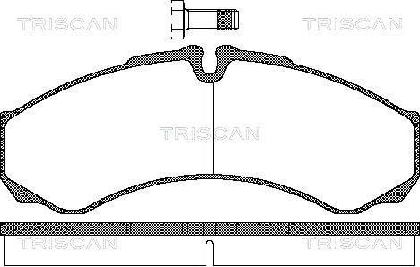 Triscan 8110 15028 - Bremsbelagsatz, Scheibenbremse alexcarstop-ersatzteile.com