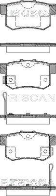 Triscan 8110 10019 - Bremsbelagsatz, Scheibenbremse alexcarstop-ersatzteile.com