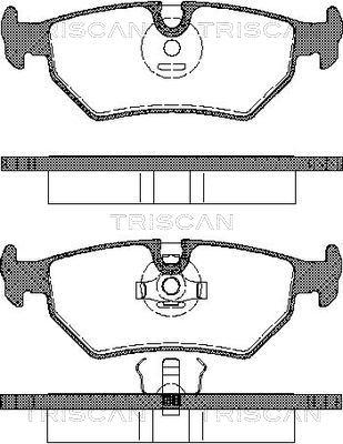 Triscan 362LP669 - Bremsbelagsatz, Scheibenbremse alexcarstop-ersatzteile.com