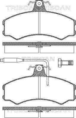 BENDIX 571393 - Bremsbelagsatz, Scheibenbremse alexcarstop-ersatzteile.com