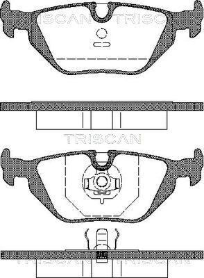 Triscan 8110 11001 - Bremsbelagsatz, Scheibenbremse alexcarstop-ersatzteile.com