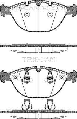 Triscan 8110 11011 - Bremsbelagsatz, Scheibenbremse alexcarstop-ersatzteile.com