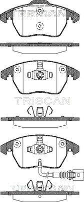 Triscan 8110 29051 - Bremsbelagsatz, Scheibenbremse alexcarstop-ersatzteile.com