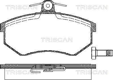 Valeo 540 582 - Bremsbelagsatz, Scheibenbremse alexcarstop-ersatzteile.com