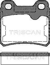 Triscan 8110 24892 - Bremsbelagsatz, Scheibenbremse alexcarstop-ersatzteile.com