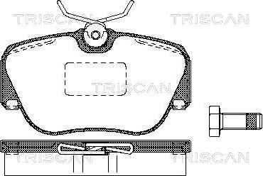 Roulunds Rubber 893481 - Bremsbelagsatz, Scheibenbremse alexcarstop-ersatzteile.com