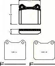 Triscan 8110 27006 - Bremsbelagsatz, Scheibenbremse alexcarstop-ersatzteile.com