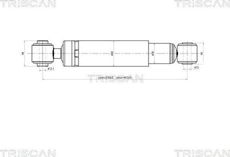 Triscan 8705 24201 - Stoßdämpfer alexcarstop-ersatzteile.com