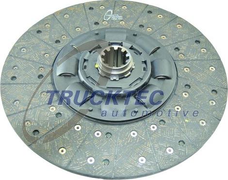 Trucktec Automotive 01.23.123 - Kupplungsscheibe alexcarstop-ersatzteile.com