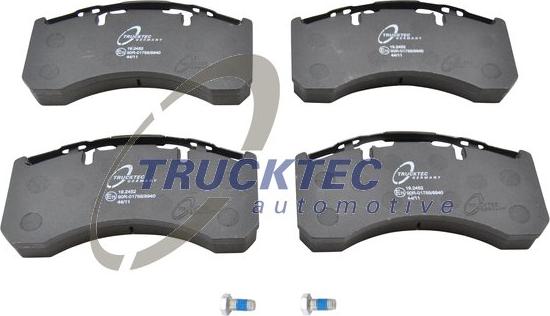 Trucktec Automotive 03.35.041 - Bremsbelagsatz, Scheibenbremse alexcarstop-ersatzteile.com