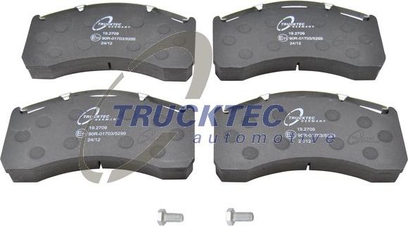 Trucktec Automotive 03.35.038 - Bremsbelagsatz, Scheibenbremse alexcarstop-ersatzteile.com