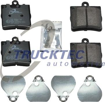 Trucktec Automotive 02.35.107 - Bremsbelagsatz, Scheibenbremse alexcarstop-ersatzteile.com