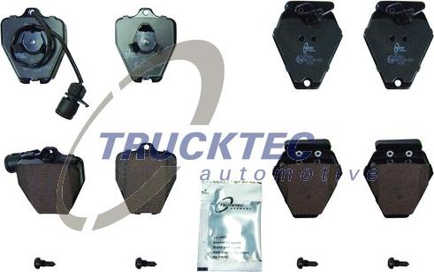 Trucktec Automotive 07.35.245 - Bremsbelagsatz, Scheibenbremse alexcarstop-ersatzteile.com