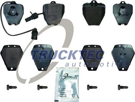 Trucktec Automotive 07.35.246 - Bremsbelagsatz, Scheibenbremse alexcarstop-ersatzteile.com