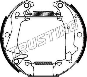 Trusting 6029 - Bremsbackensatz alexcarstop-ersatzteile.com