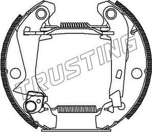 Trusting 6025 - Bremsbackensatz alexcarstop-ersatzteile.com