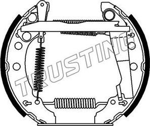 Trusting 628.0 - Bremsbackensatz alexcarstop-ersatzteile.com