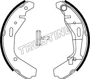 Trusting 073.176 - Bremsbackensatz alexcarstop-ersatzteile.com