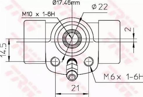 TRW BWC107 - Radbremszylinder alexcarstop-ersatzteile.com