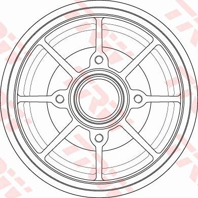 TRW DB4546MR - Bremstrommel alexcarstop-ersatzteile.com