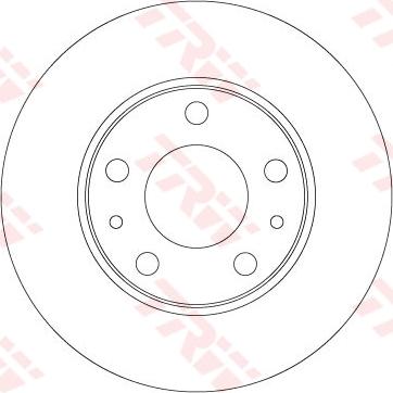 TRW DF6287 - Bremsscheibe alexcarstop-ersatzteile.com