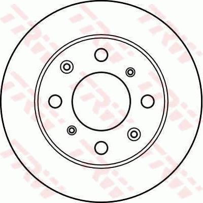 TRW DF2640 - Bremsscheibe alexcarstop-ersatzteile.com