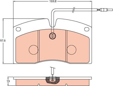 TRW GDB5064 - Bremsbelagsatz, Scheibenbremse alexcarstop-ersatzteile.com