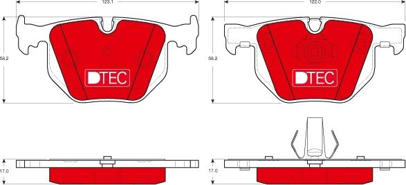 TRW GDB1499DTE - Bremsbelagsatz, Scheibenbremse alexcarstop-ersatzteile.com