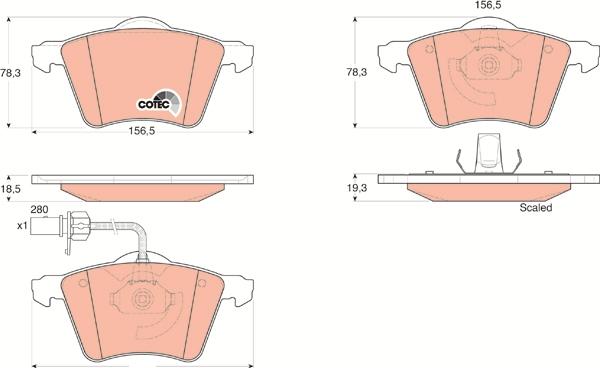 TRW GDB1538 - Bremsbelagsatz, Scheibenbremse alexcarstop-ersatzteile.com