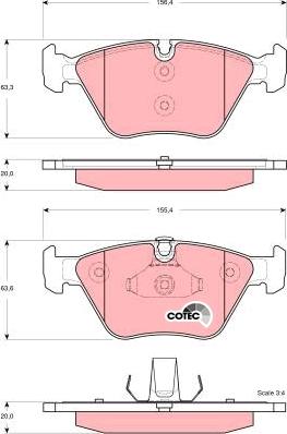 TRW GDB1577 - Bremsbelagsatz, Scheibenbremse alexcarstop-ersatzteile.com