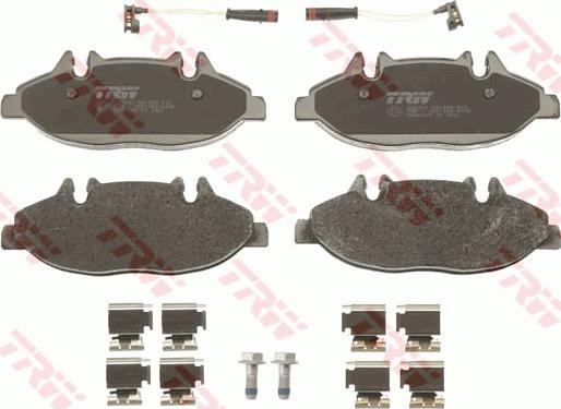 TRW GDB1600 - Bremsbelagsatz, Scheibenbremse alexcarstop-ersatzteile.com