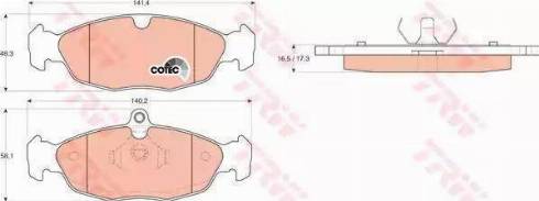 BOSCH 986460938 - Bremsbelagsatz, Scheibenbremse alexcarstop-ersatzteile.com