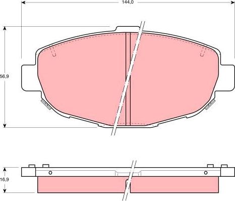 Lemförder 26170 - Bremsbelagsatz, Scheibenbremse alexcarstop-ersatzteile.com