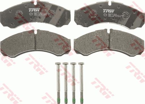 TRW GDB1345 - Bremsbelagsatz, Scheibenbremse alexcarstop-ersatzteile.com