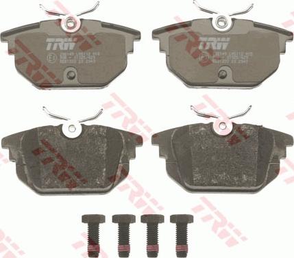 TRW GDB1333 - Bremsbelagsatz, Scheibenbremse alexcarstop-ersatzteile.com